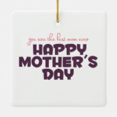 Eenvoudig beste Moederdag | ORNAMENT (Achterkant)