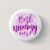 Eenvoudig beste Moederdag | Pin-Button Ronde Button 3,2 Cm (Voorkant)
