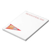 Eenvoudig beste vader ooit Pennant Minimal Vaderda Notitieblok (Gedraaid)