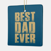 Eenvoudig beste vader ooit Vaderdag | ORNAMENT (Links)