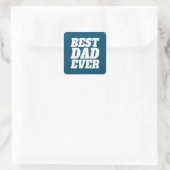 Eenvoudig beste vader ooit Vaderdag | STICKER (Tas)