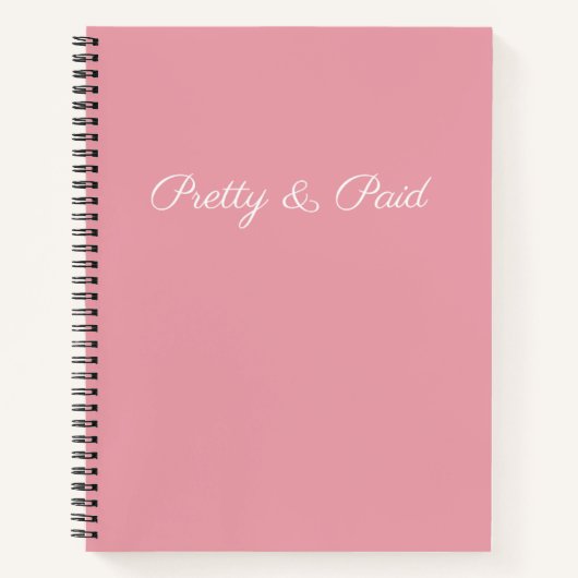 Eenvoudig  & Betaald Notitieboek (Voorkant)