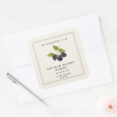 Eenvoudig  BlackBerry Jam Jar Label (Envelop)