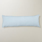 Eenvoudig Blauw Drie Lettermonogram Lichaamskussen (Achterkant)