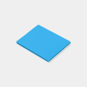 Eenvoudig blauw post-it® notes (Schuin)