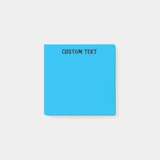 Eenvoudig blauw post-it® notes