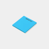 Eenvoudig blauw post-it® notes (Schuin)