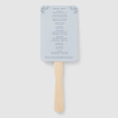 Eenvoudig blauw programma Handje ventilator Handwaaier (Achterkant)