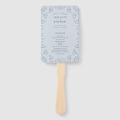 Eenvoudig blauw programma Handje ventilator Handwaaier (Voorkant)