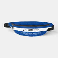 Eenvoudig Blauw Wit Vrijwilligers Bedrijfs Typo Zw