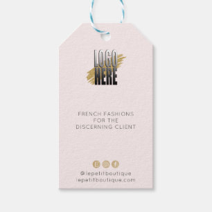 Eenvoudig Blush logo Clothing Price label Cadeaulabel