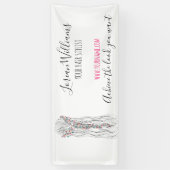 Eenvoudig Boho Bruidskapsel Stylist Romantische Bl Spandoek (Verticaal)