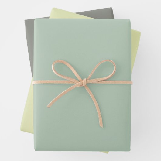 Eenvoudig Bord Groen Geel Donkergrijs Chique tinte Inpakpapier Vel (In situ)