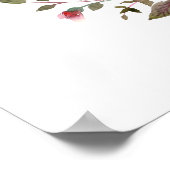 Eenvoudig bridal-teken - Aangepaste grootte Poster (Hoek)