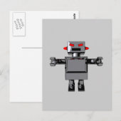 Eenvoudig Briefkaart Robot (Voorkant / Achterkant)