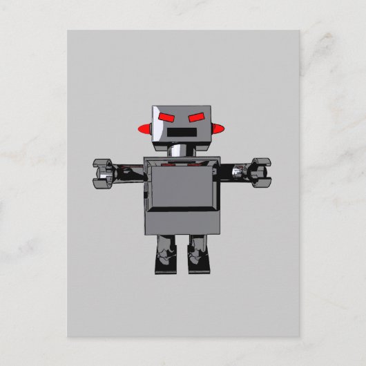 Eenvoudig Briefkaart Robot (Voorkant)