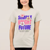 Eenvoudig Bright Future T-shirt (Voorkant)
