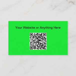 Eenvoudig budget Kleine hoeveelheid QR-code Visite Contactkaartje