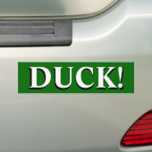 EENVOUDIG! BUMPERSTICKER (Op auto)