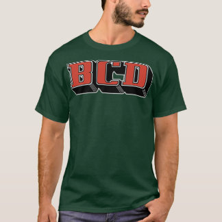 Eenvoudig Casual BCD-ontwerp T-shirt