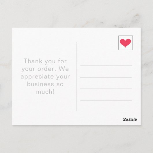 Eenvoudig Chartreuse Groen Voeg uw tekst toe Dank Briefkaart (Achterkant)