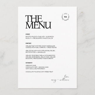 Eenvoudig chic · Stijlvol modern minimalistisch · Menu