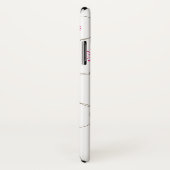 Eenvoudig Chic White Cherry Blossom Case-Mate iPhone Case (Achterkant / rechts)