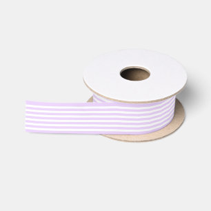 Eenvoudig chique witte strepen patroon op Bord roz Lint