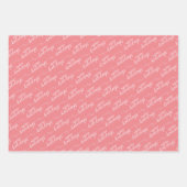 Eenvoudig Classy Prettige feestdagen Greeting Wish Inpakpapier Vel (Voorkant 2)