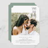 Eenvoudig combinatietoestel voor foto's opslaan Da Save The Date (Voorkant / Achterkant)