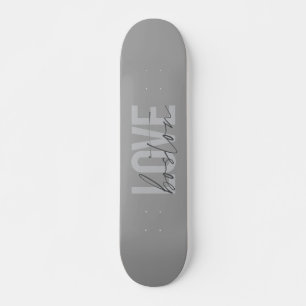 Eenvoudig, cool, modern, stedelijk design van Love Skateboard