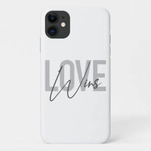 Eenvoudig, cool, stedelijk, trendy, modern Love Wi iPhone 11 Hoesje