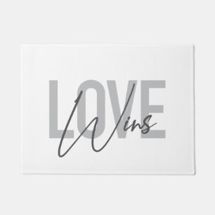 Eenvoudig, cool, stedelijk, trendy, modern Love Wi Deurmat