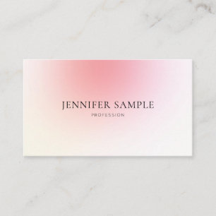 Eenvoudig Creatief Ontwerp Roze Kleur Harmonie Lux Visitekaartje