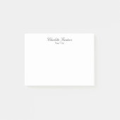 Eenvoudig creatief, uniek, modern wit post-it® notes (Voorkant)