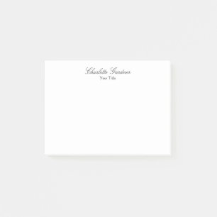Eenvoudig creatief, uniek, modern wit post-it® notes