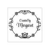 Eenvoudig Creëer door aangepaste naam Rubberstempel (Afrduk)