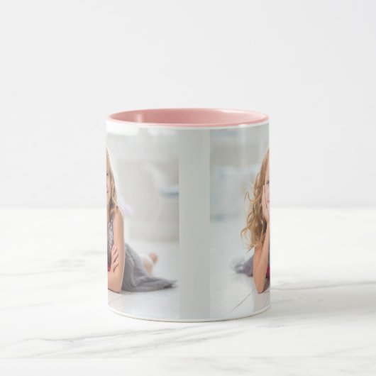 Eenvoudig Creëer Uw eigen familie Foto Mok (Midden)