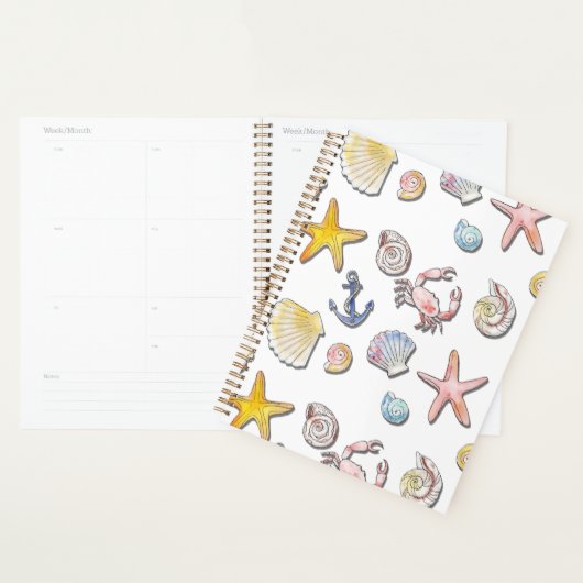 Eenvoudig Cute Strand Design Planner (Display)