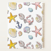 Eenvoudig Cute Strand Design Planner (Achterkant)