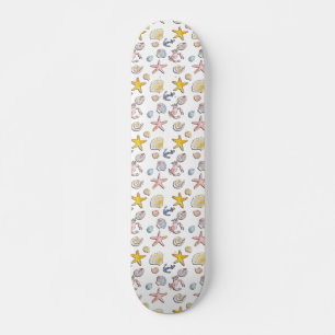 Eenvoudig Cute Strand Design  Skateboard