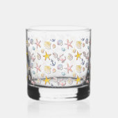 Eenvoudig Cute Strand Design Whisky Glas (Links)