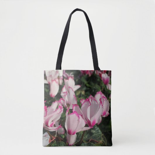 Eenvoudig cyclamen draagtas (Voorkant)