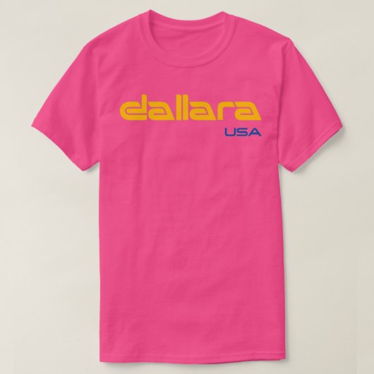 Eenvoudig Dallara-ontwerp 1 T-shirt (Design voorkant)
