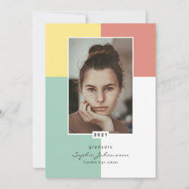 Eenvoudig de aankondiging van het Afstuderen Elega