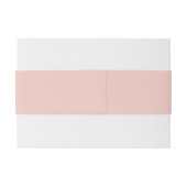 EENVOUDIG DE DATUM OXFORD BLAUW EN BABY PINK BEWAR UITNODIGINGEN WIKKEL (Achterkant Voorbeeld)