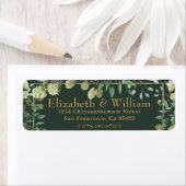 Eenvoudig de het adresetiket van de terugkeer van etiket (Insitu)