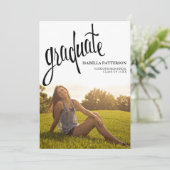 Eenvoudig de Uitnodiging van de Partij van de Foto (Staand voorkant)