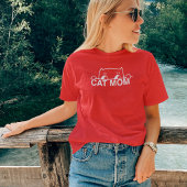 Eenvoudig design vrouw zwarte kattenliefje moeder t-shirt