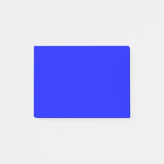 Eenvoudig diepblauw post-it® notes (Voorkant)
